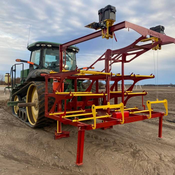 High Roller Poly Pipe Roller | High Ground Ag LLC Product Image